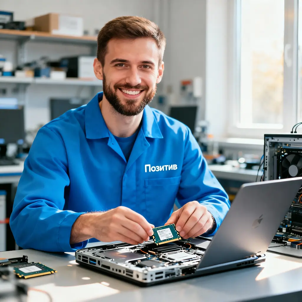 заменить HDD на SSD на ноутбуке в Елабуге