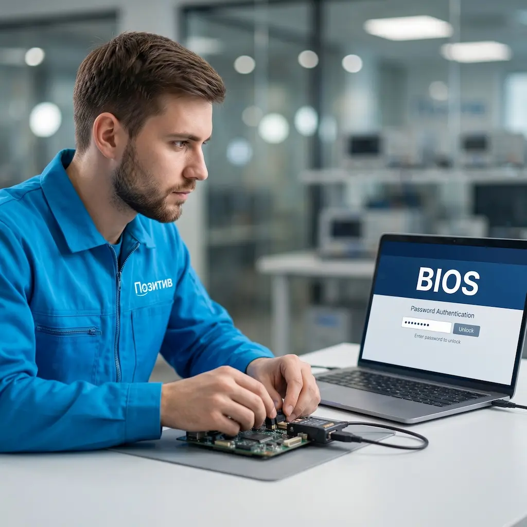 Снятие пароля BIOS ноутбука в Елабуге
