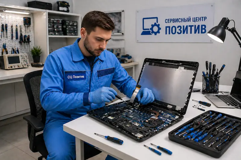 Замена шлейфа матрицы ноутбука в Елабуге