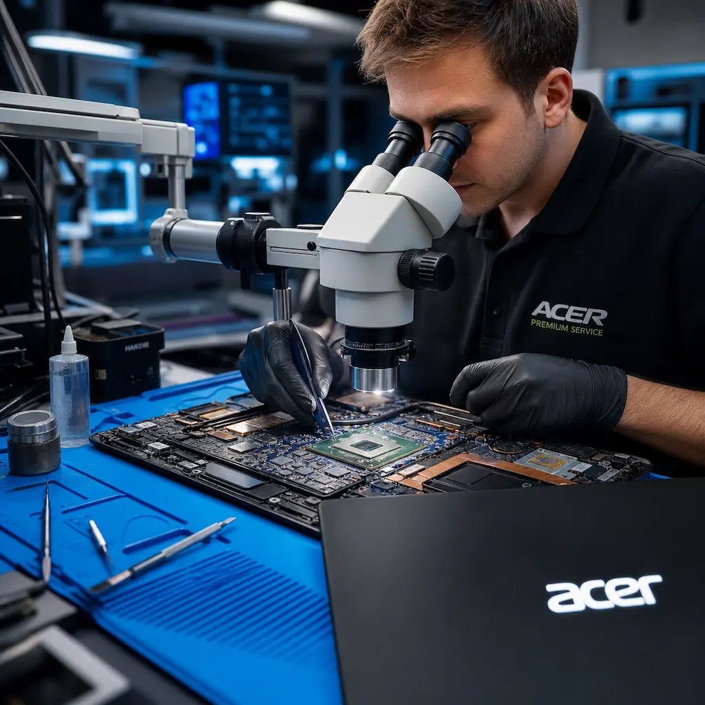 Замена видеокарты ноутбука Acer в Елабуге