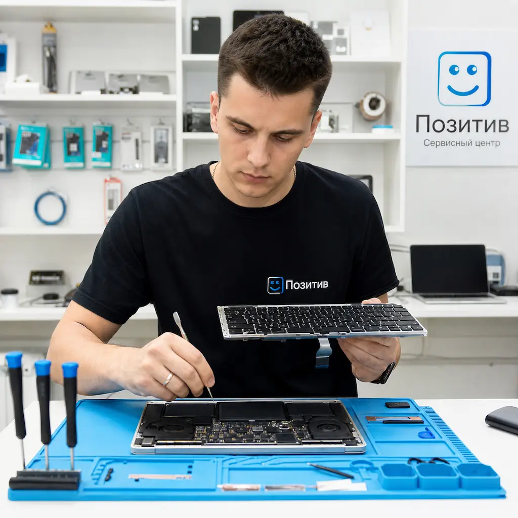 заменить клавиатуру на Apple Macbook в Елабуге