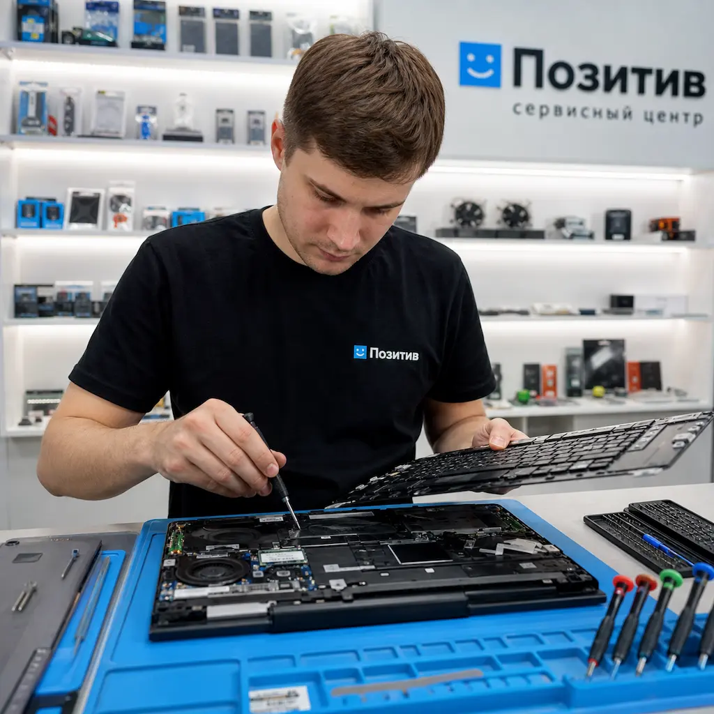 заменить клавиатуру на ноутбуке Samsung в Елабуге