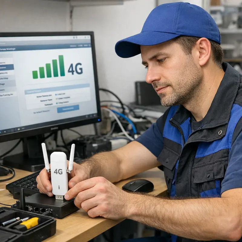 Настройка LTE модема в Елабуге