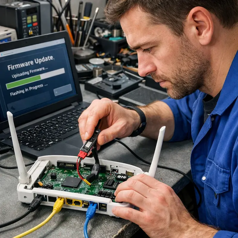 Обновление прошивки роутера в Елабуге