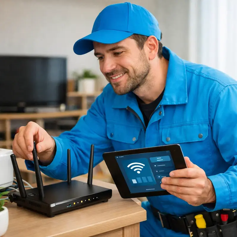 Настройка Wi-Fi для квартиры, дома и офиса в Елабуге