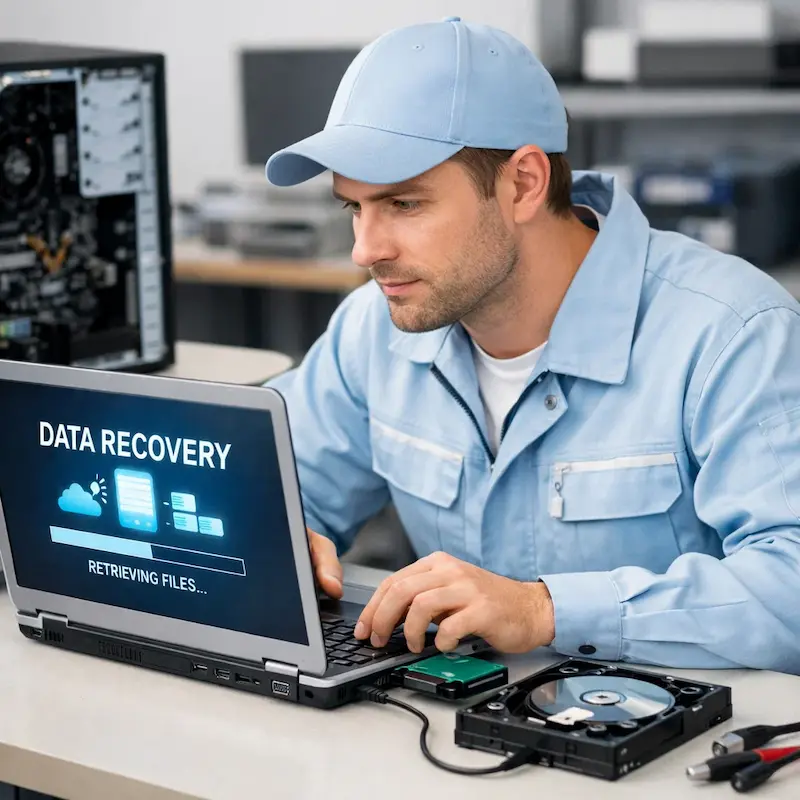 Восстановление данных и файлов в Елабуге