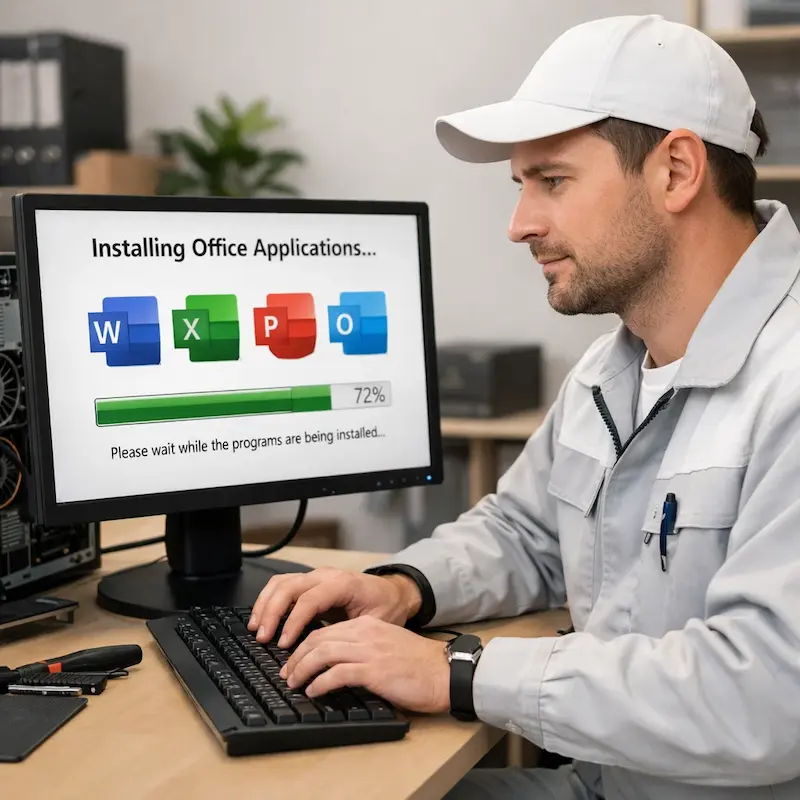 установка офисных программ на компьютер в Елабуге