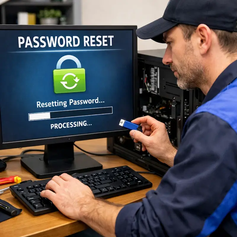 Удаление пароля на компьютере в Елабуге