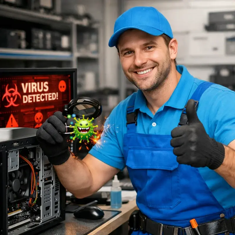 Удаление вирусов с компьютера в Елабуге