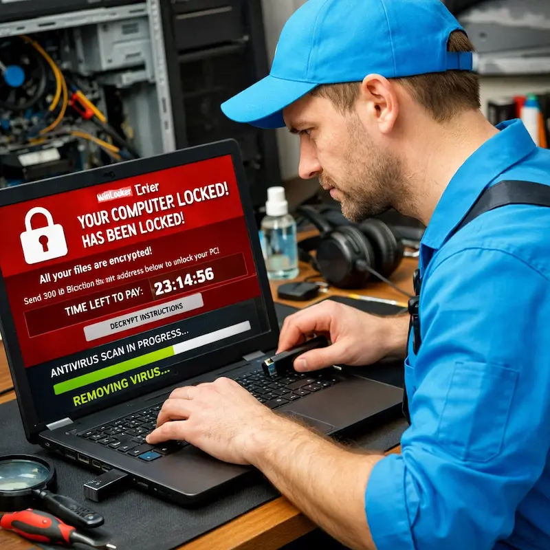 Удалить винлокер в Елабуге